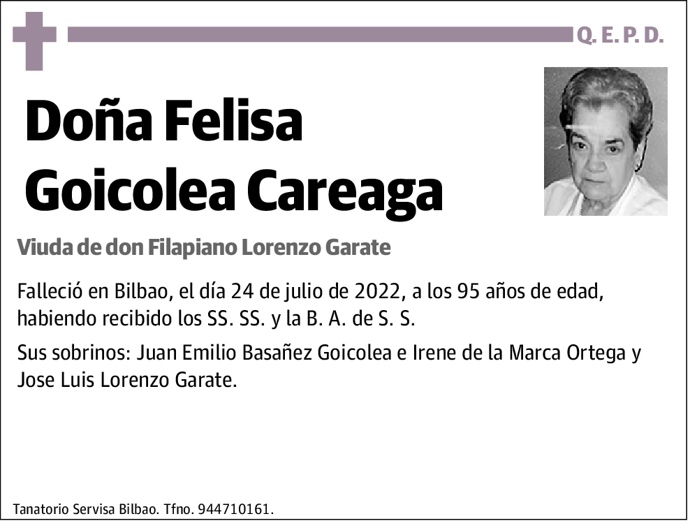 Felisa Goicolea Careaga