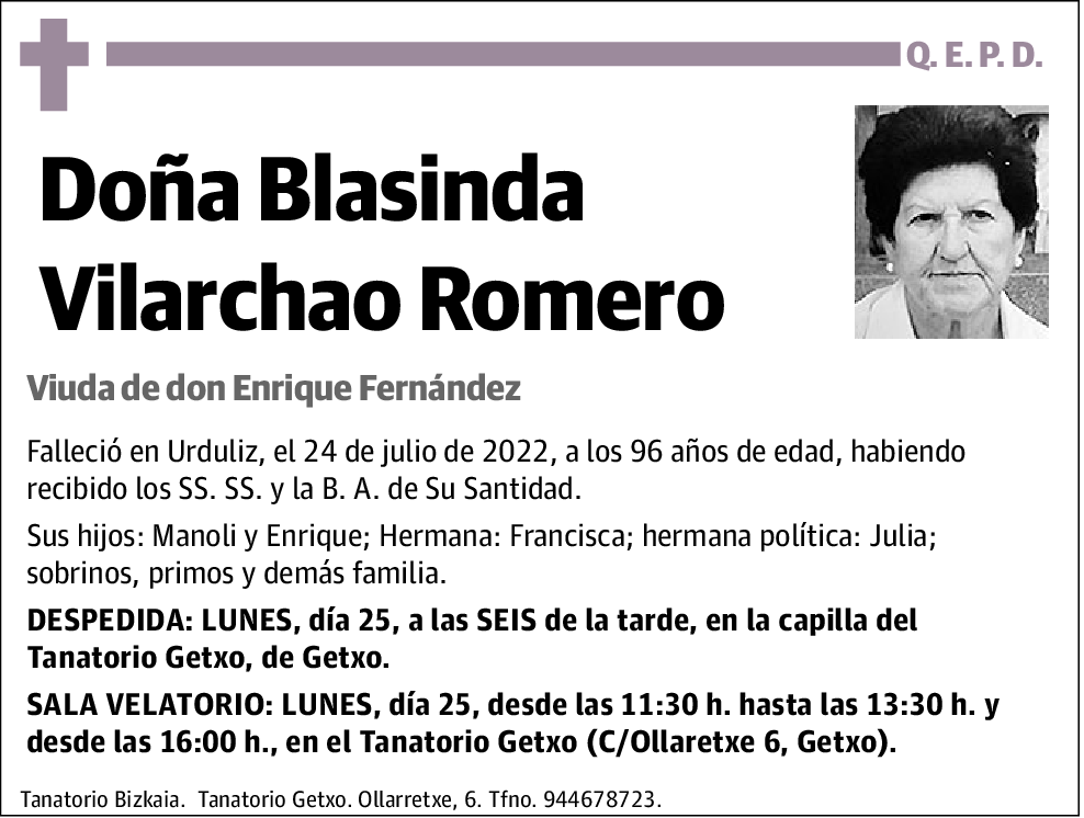 Blasinda Vilarchao Romero