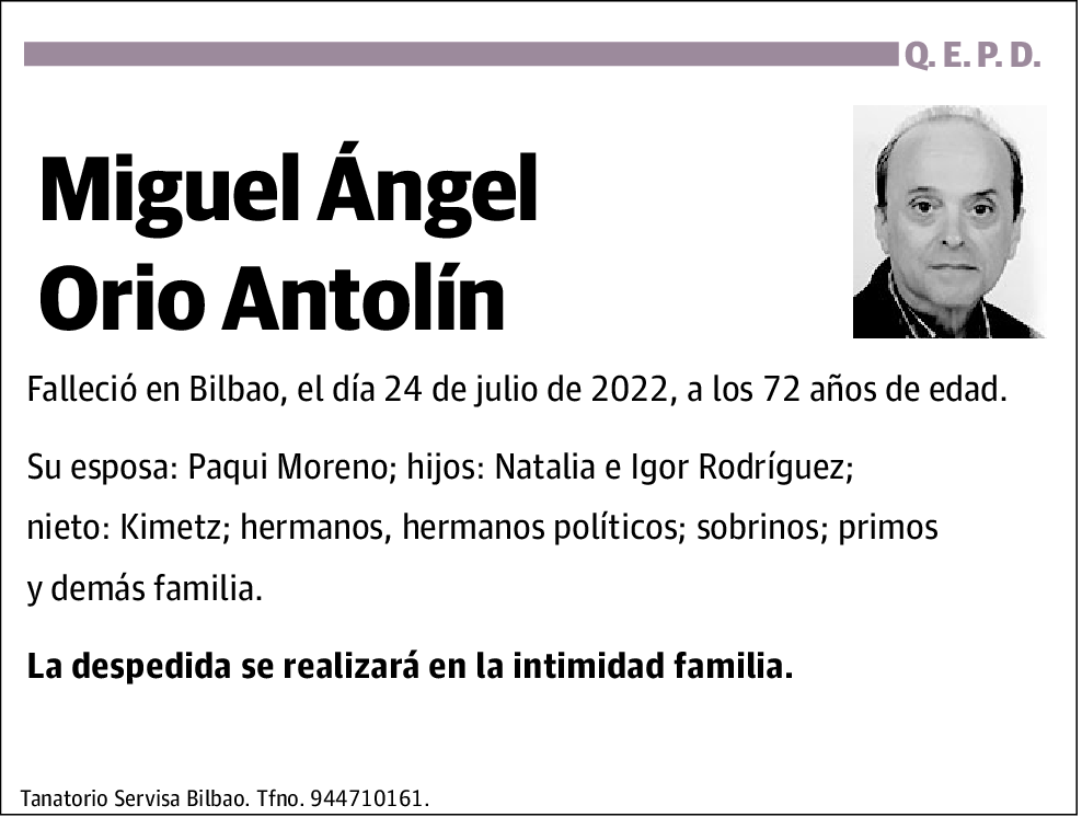 Miguel Ángel Orio Antolín