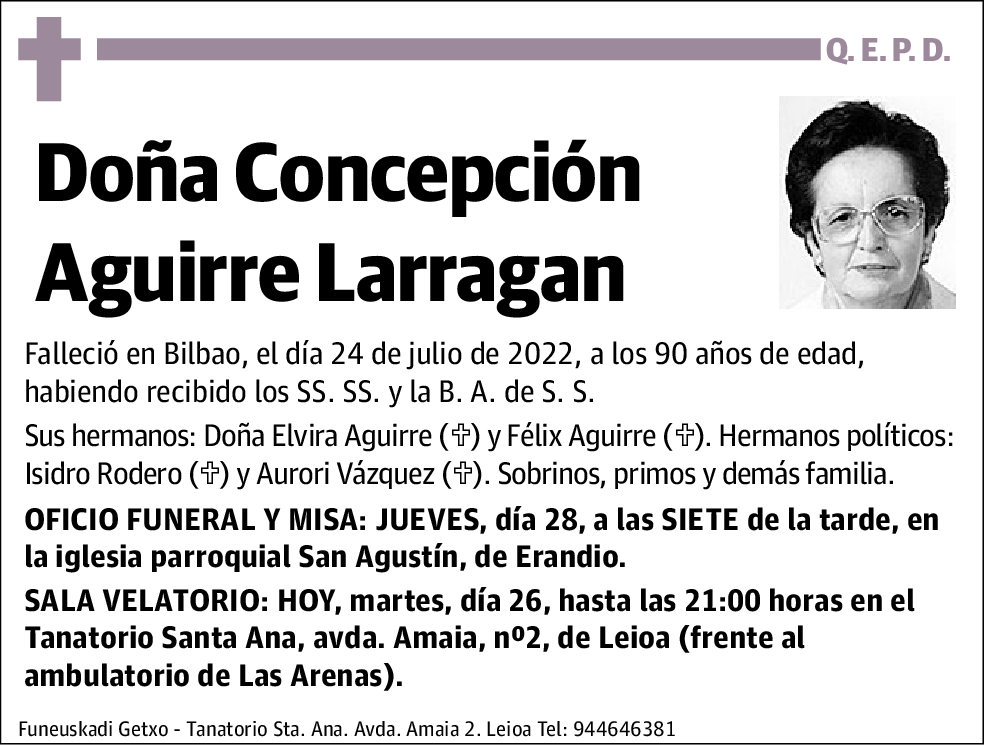 Concepción Aguirre Larragan