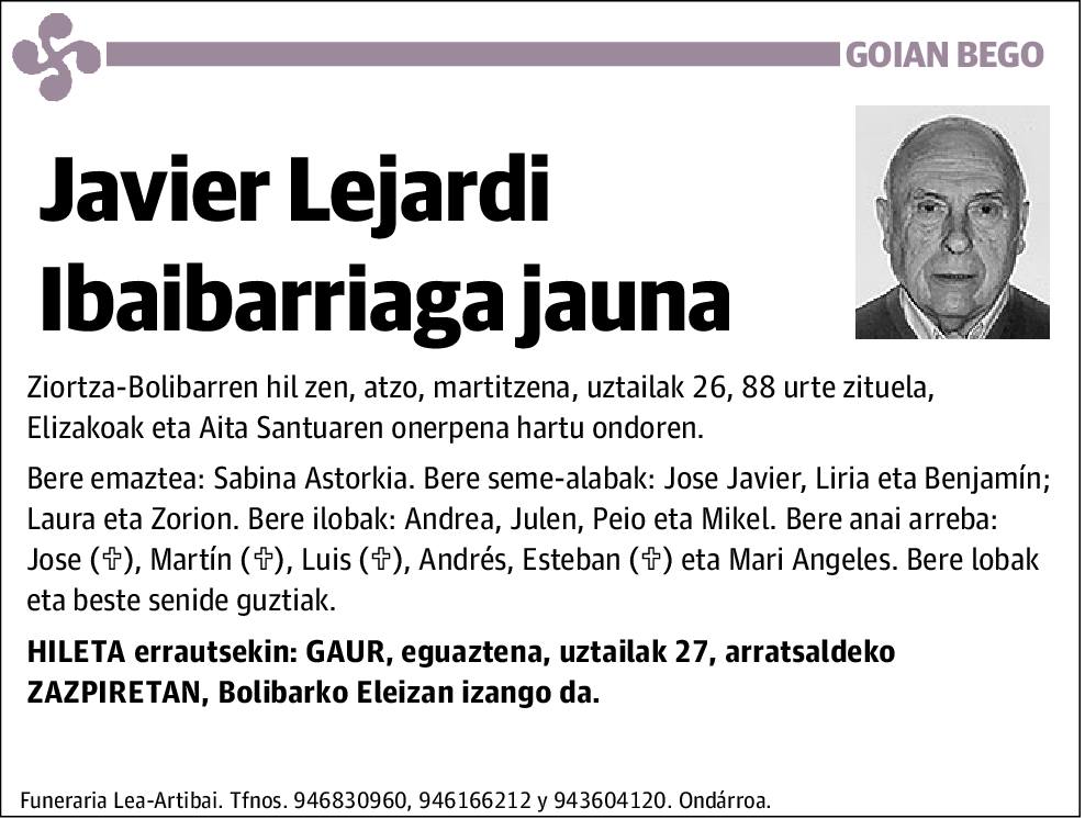 Javier Lejardi Ibaibarriaga