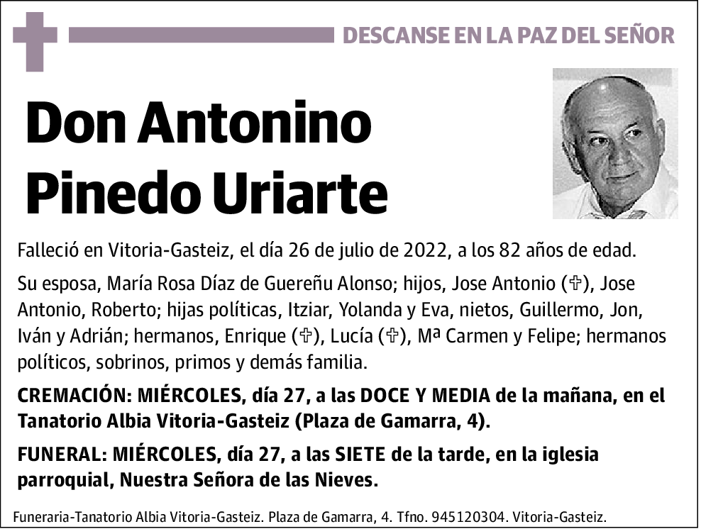 Antonino Pinedo Uriarte