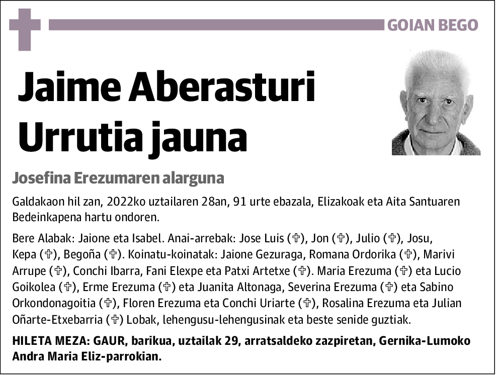 Jaime Aberasturi Arrutia