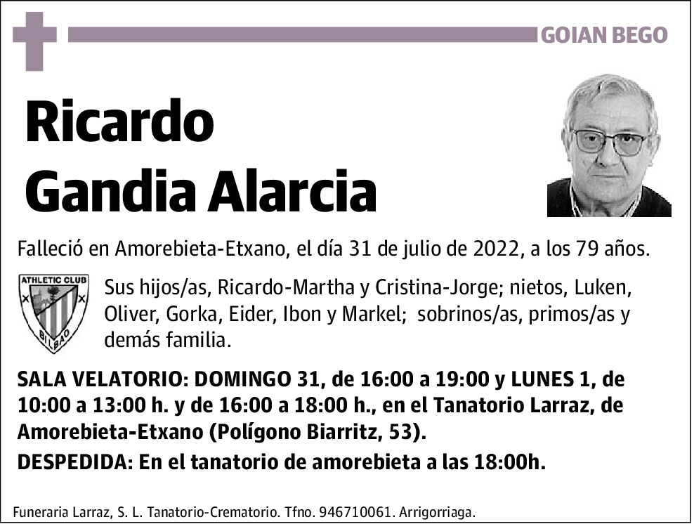 Ricardo Gandia Alarcia