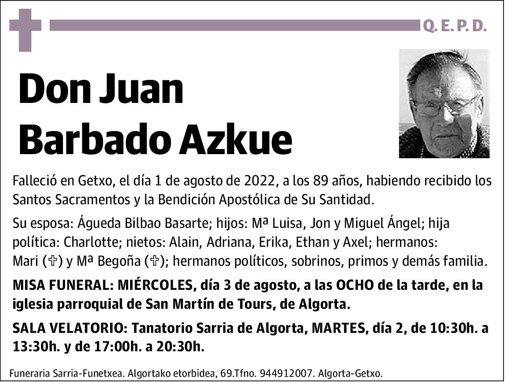 Juan Barbado Azkue