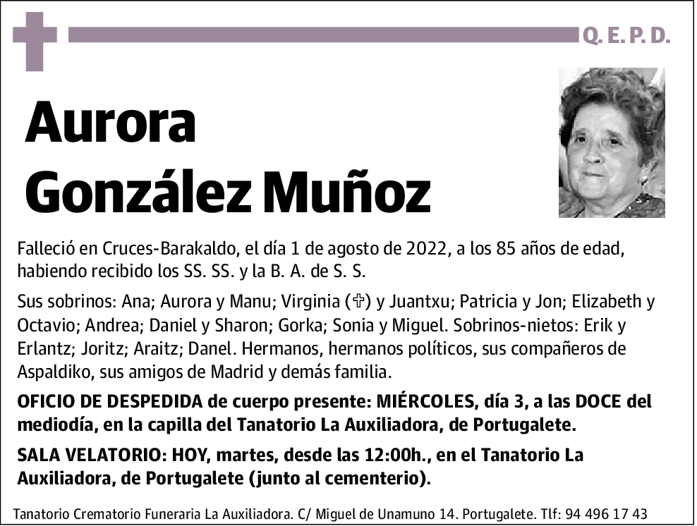 Aurora González Muñoz