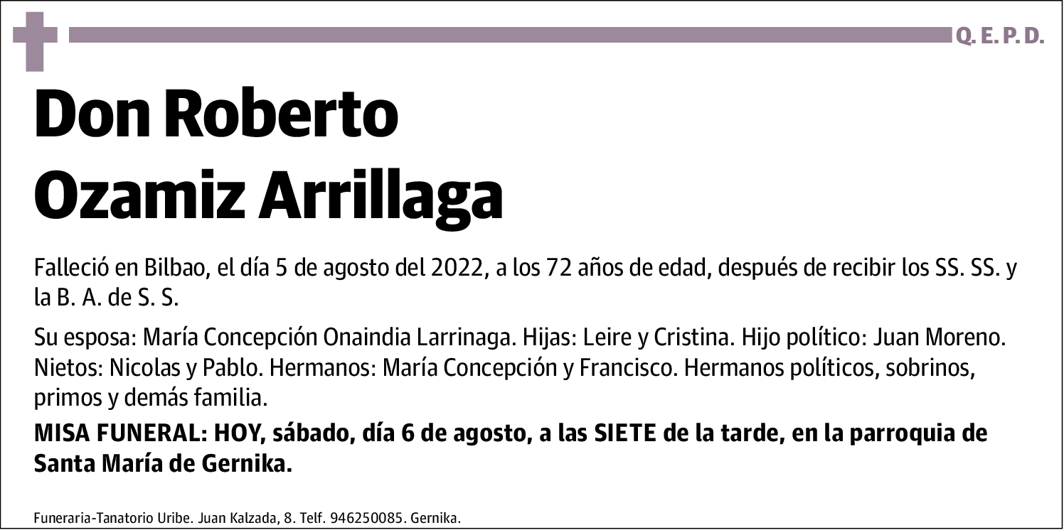 Roberto Ozamiz Arrillaga