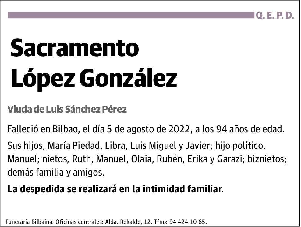 Sacramento López González