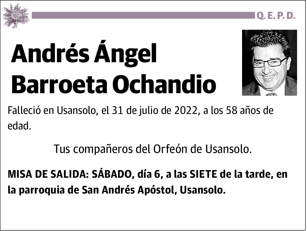 Andrés Ángel Barroeta Ochandio