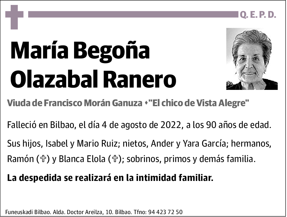 María Begoña Olazabal Ranero