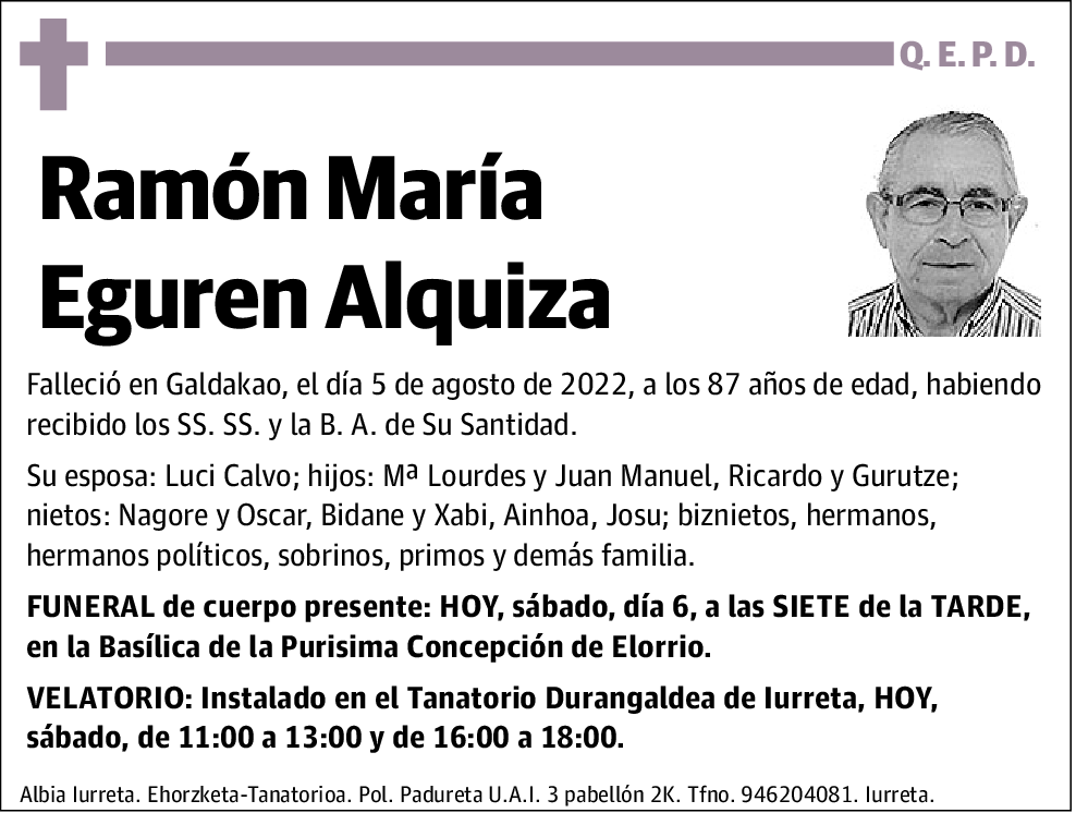 Ramón María Eguren Alquiza