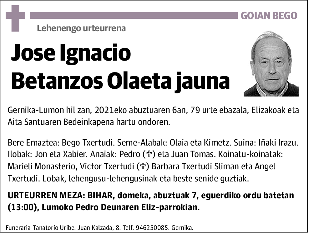 Jose Ignacio Betanzos Olaeta