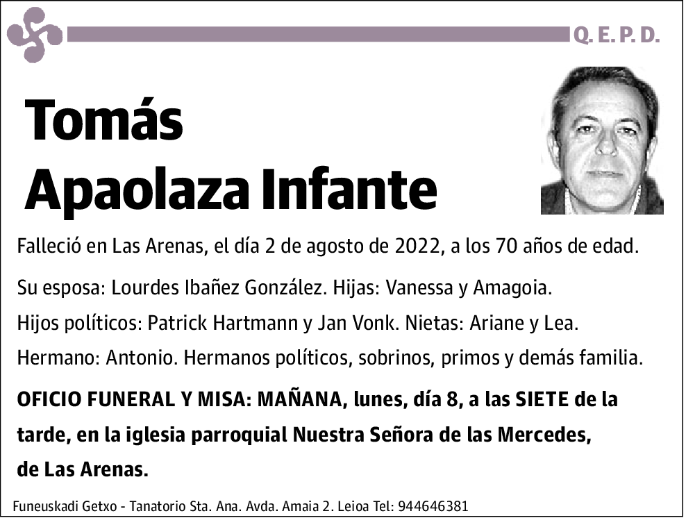 Tomás Apaolaza Infante