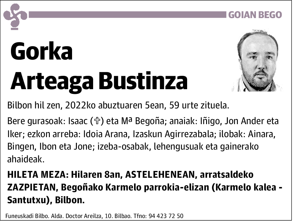 Gorka Arteaga Bustinza