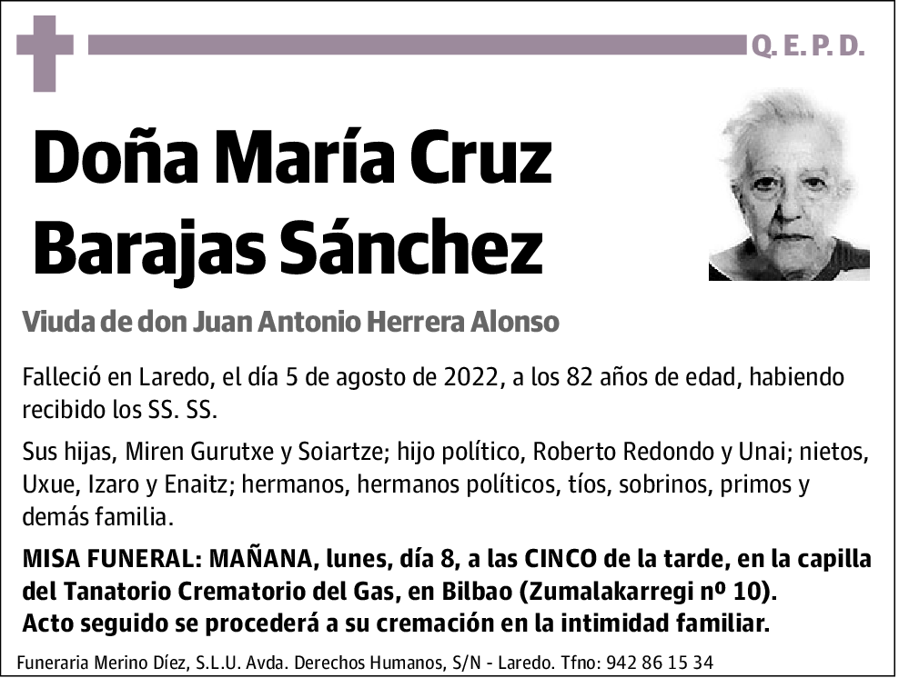 María Cruz Barajas Sánchez