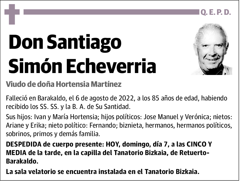 Santiago Simón Echeverria