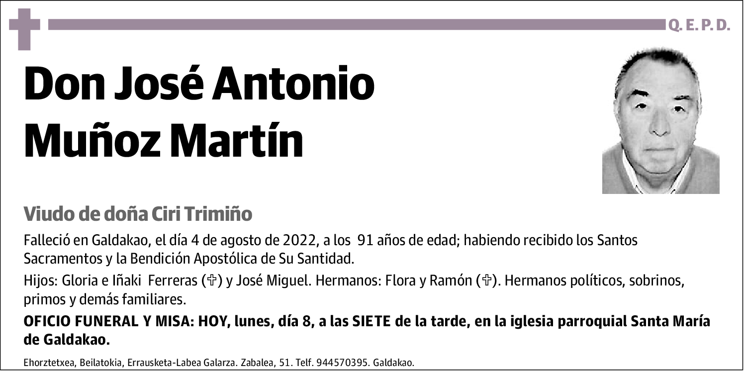 José Antonio Muñoz Martín