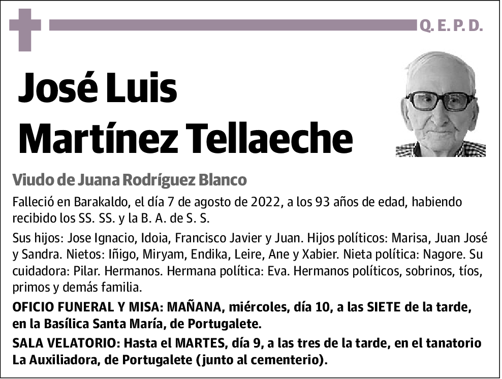 José Luis Martínez Tellaeche