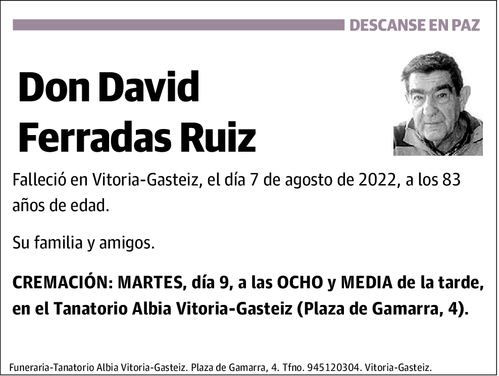 David Ferradas Ruiz