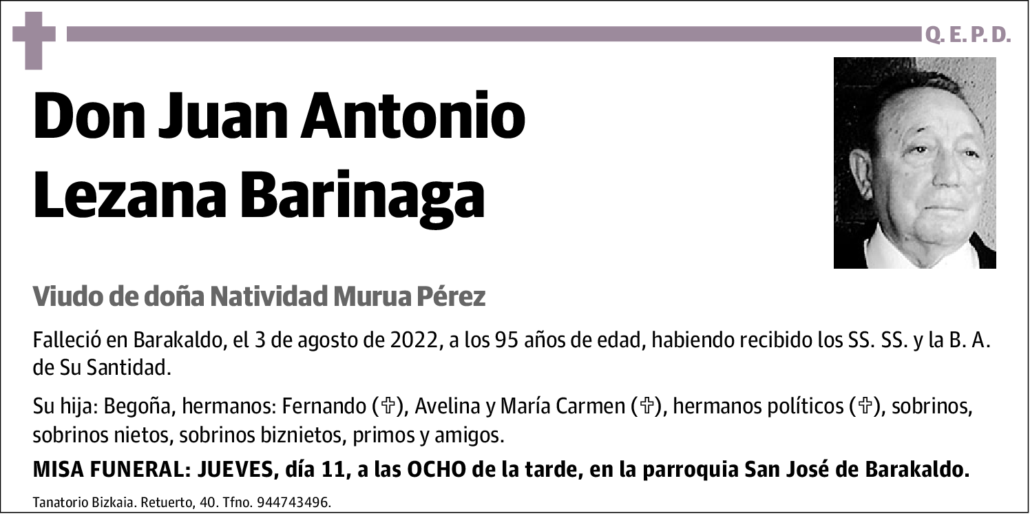 Juan Antonio Lezana Barinaga