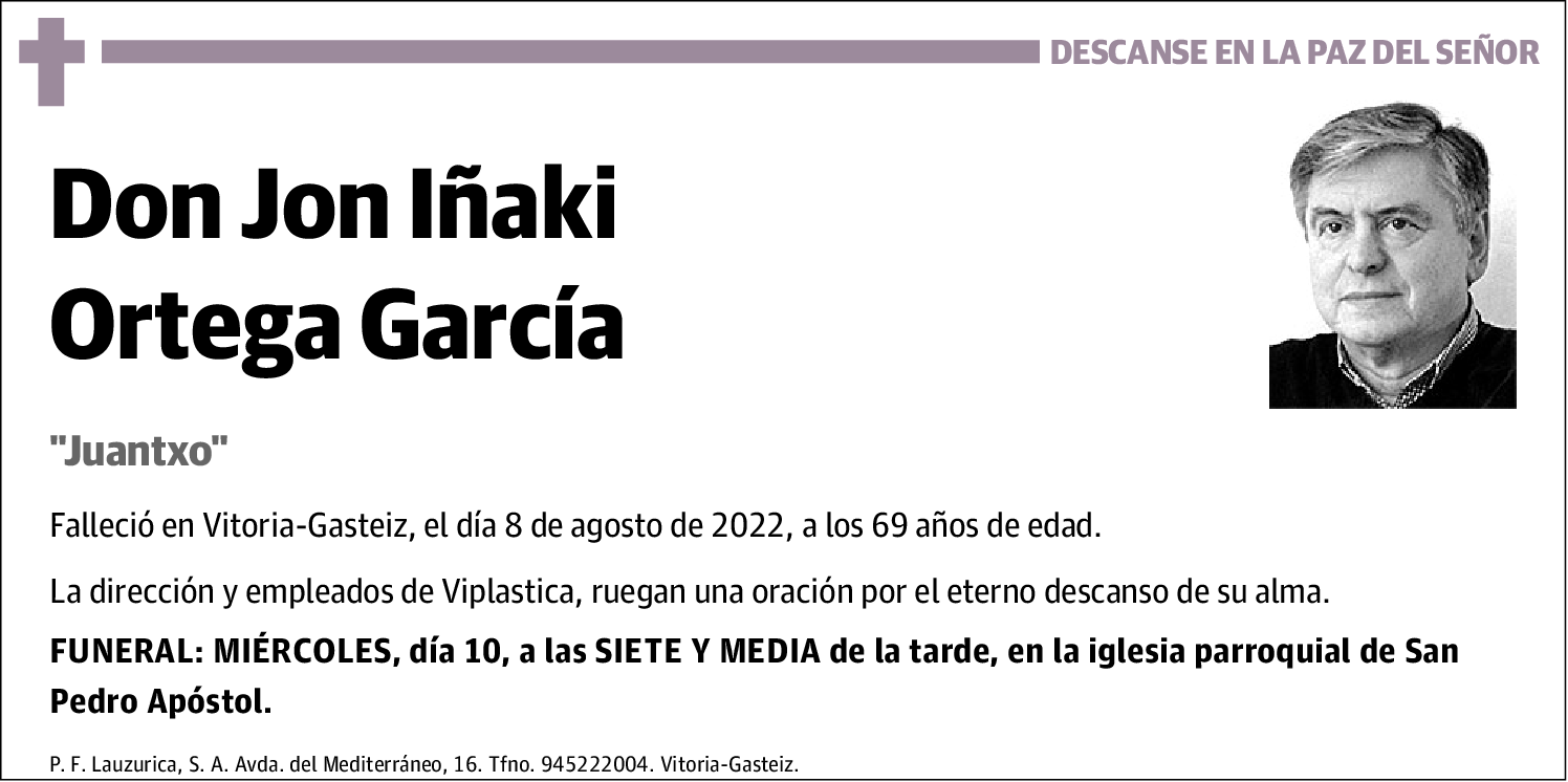 Jon Iñaki Ortega García