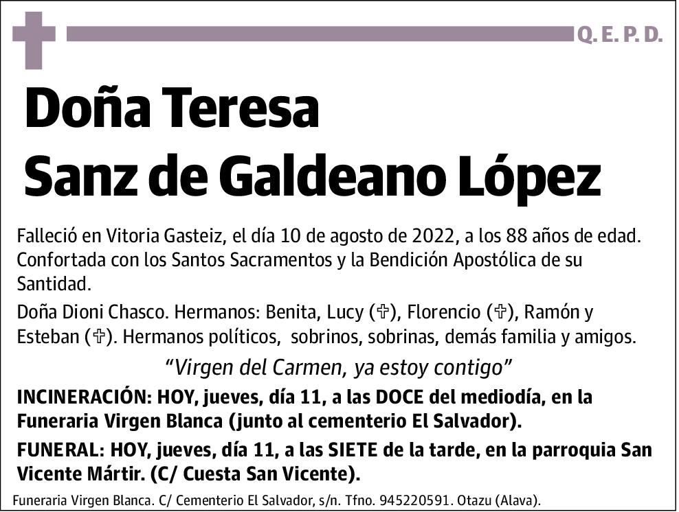 Teresa Sanz de Galdeano López