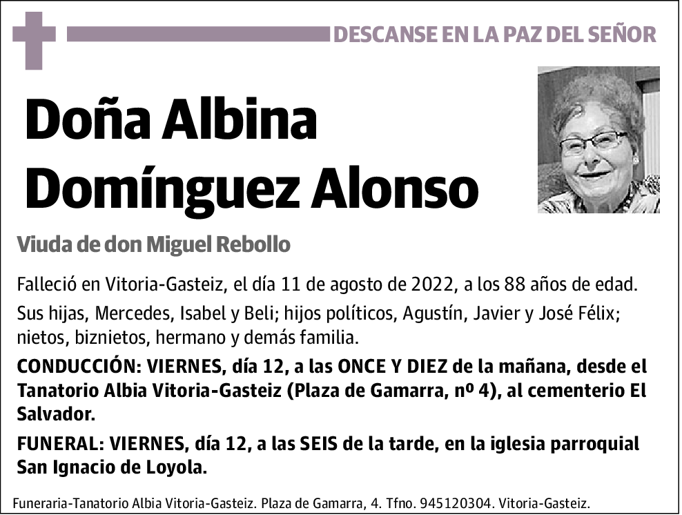 Albina Domínguez Alonso