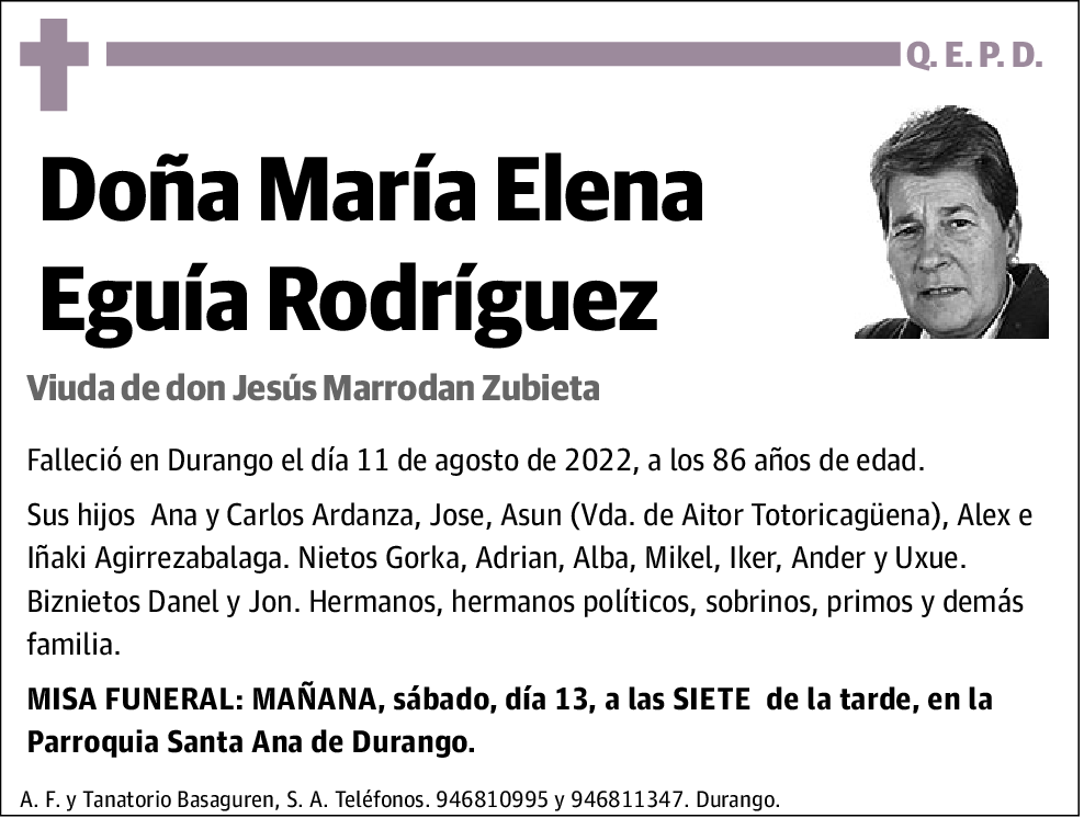 Maria Elena Eguia Rodríguez