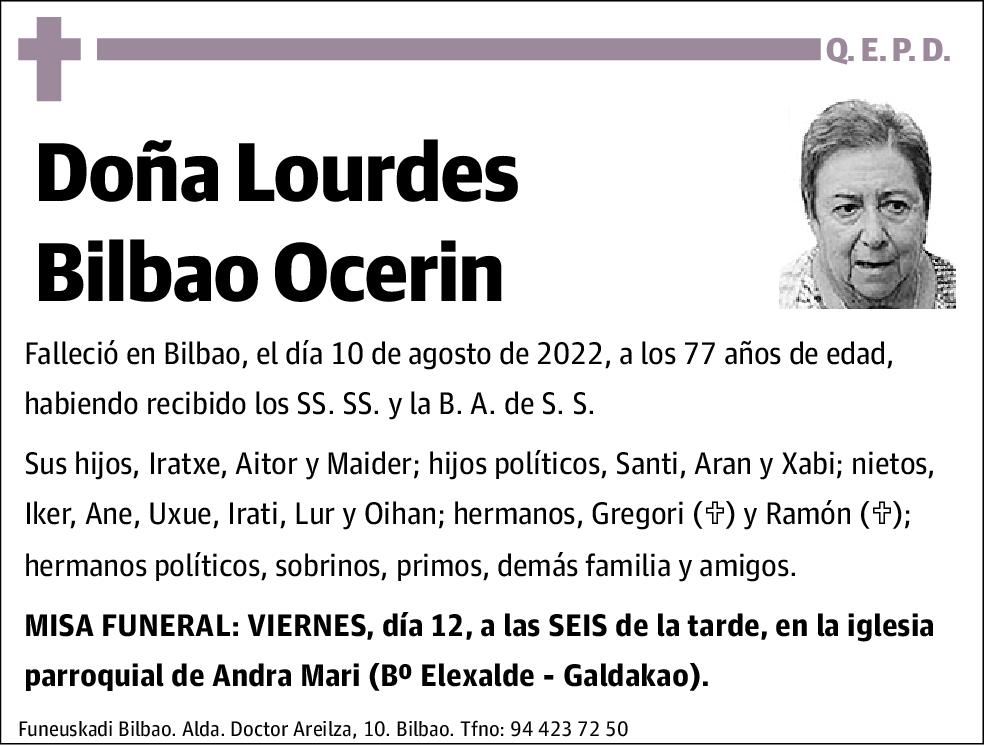 Lourdes Bilbao Ocerin