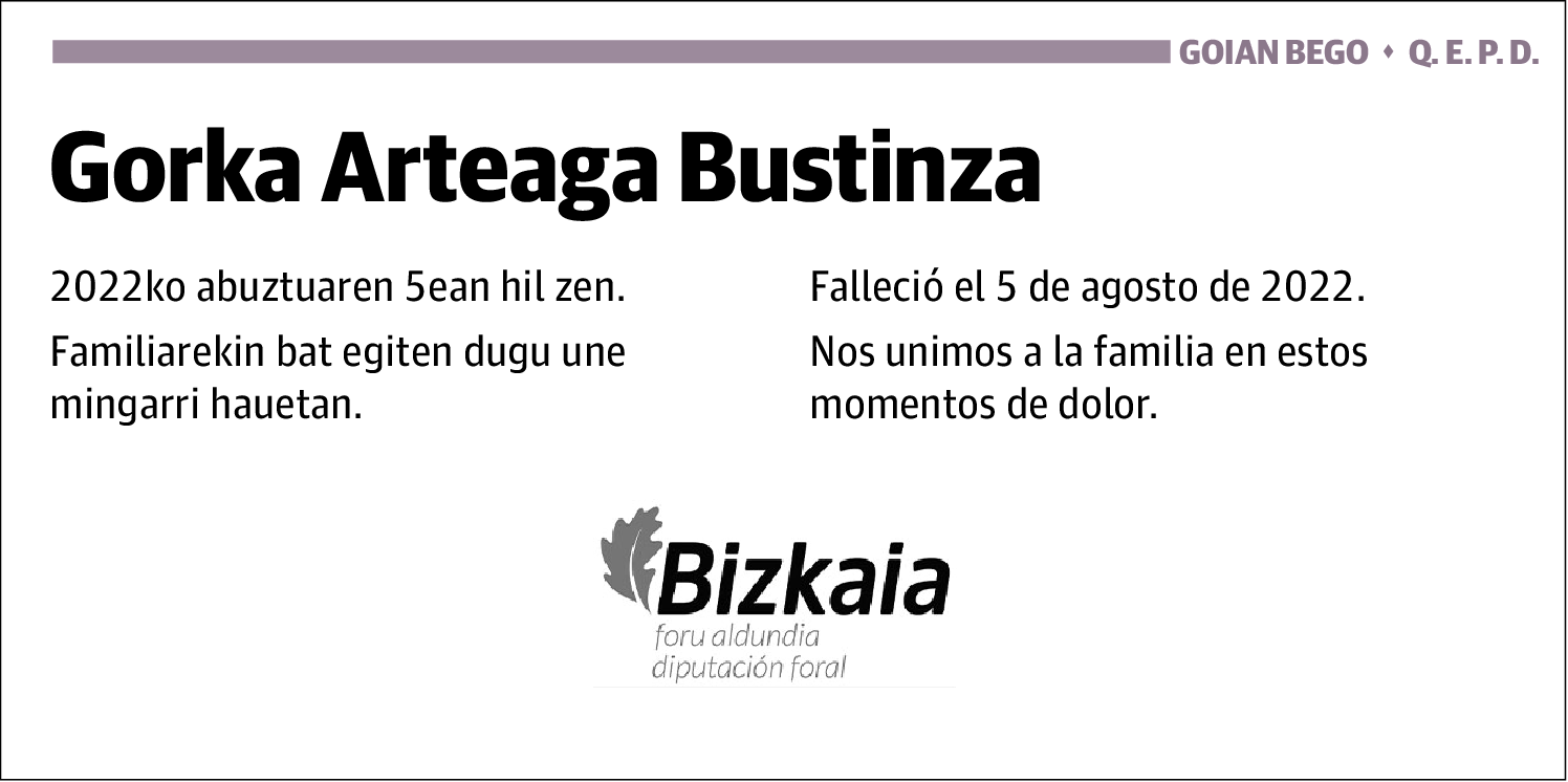 Gorka Arteaga Bustinza
