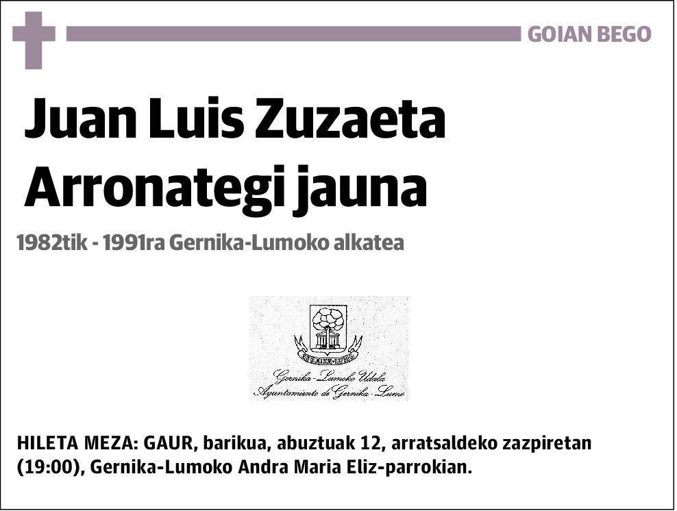 Juan Luis Zuzaeta Arronategi