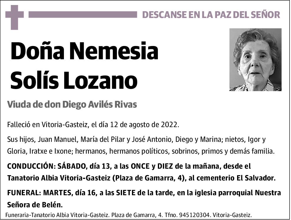 Nemesia Solís Lozano