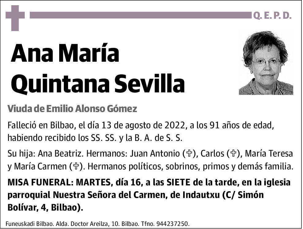 Ana María Quintana Sevilla