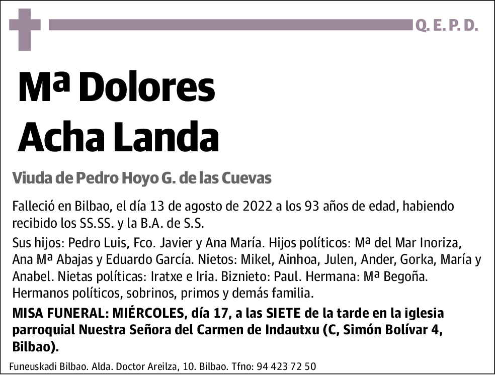 María Dolores Acha Landa