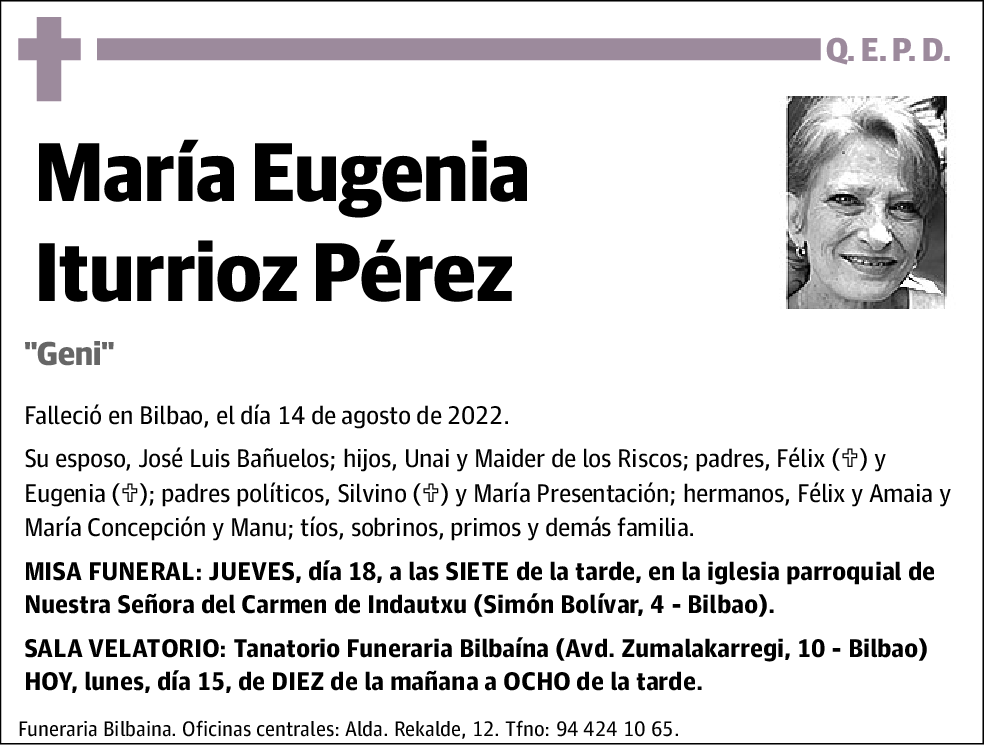 María Eugenia Iturrioz Pérez