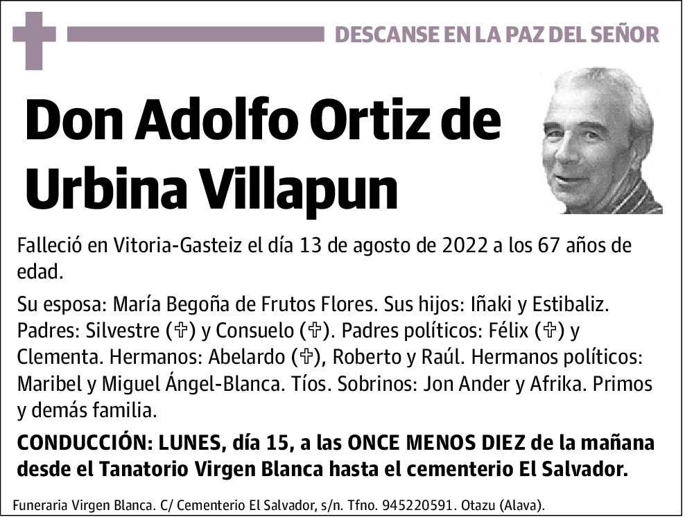 Adolfo Ortiz de Urbina Villapun