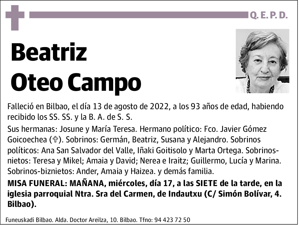 Beatriz Oteo Campo