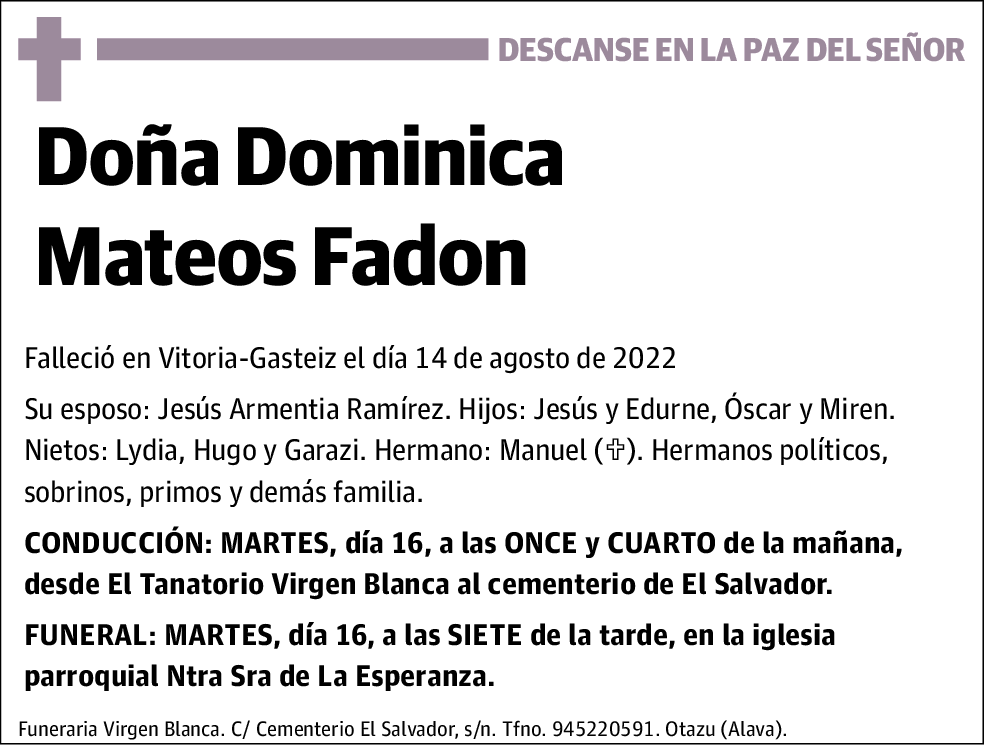 Dominica Mateos Fadon