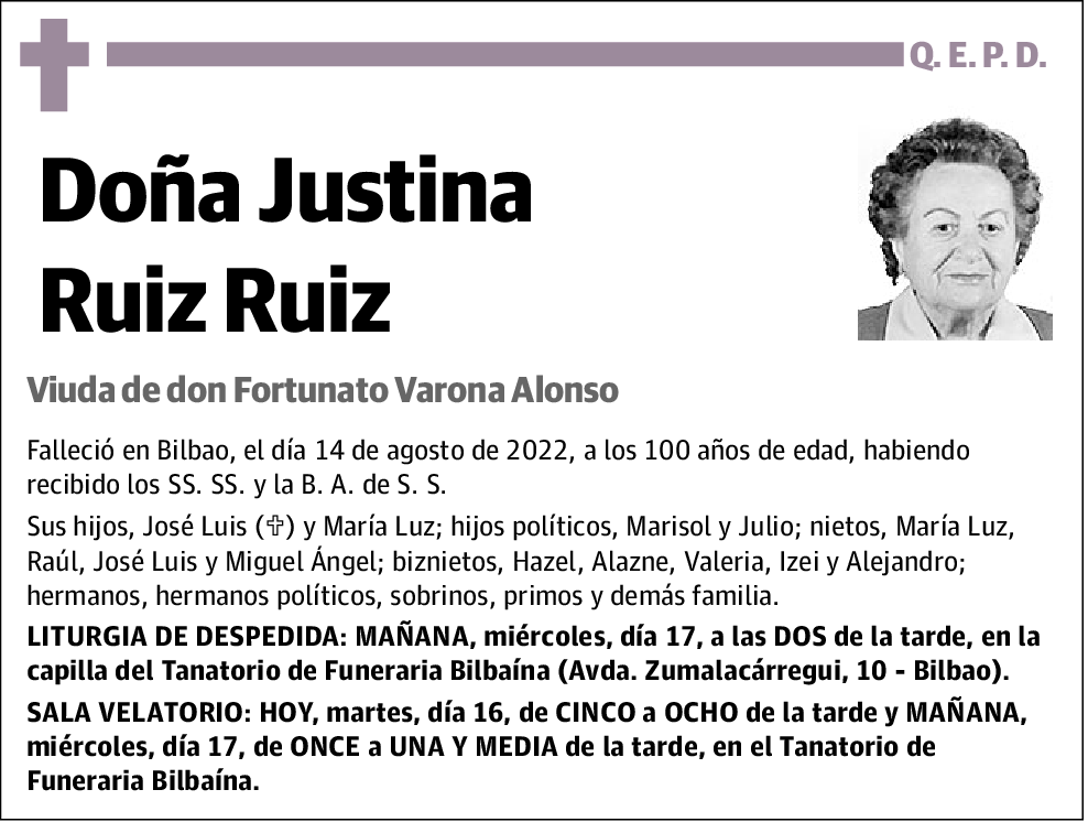 Justina Ruiz Ruiz