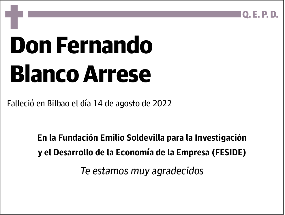 Fernando Blanco Arrese