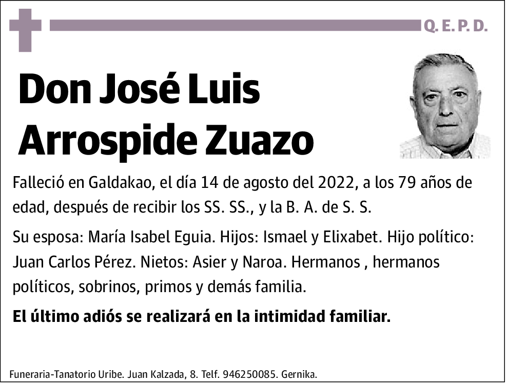 José Luis Arrospide Zuazo