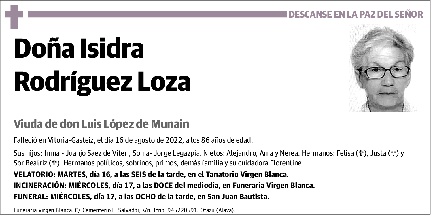 Isidra Rodríguez Loza