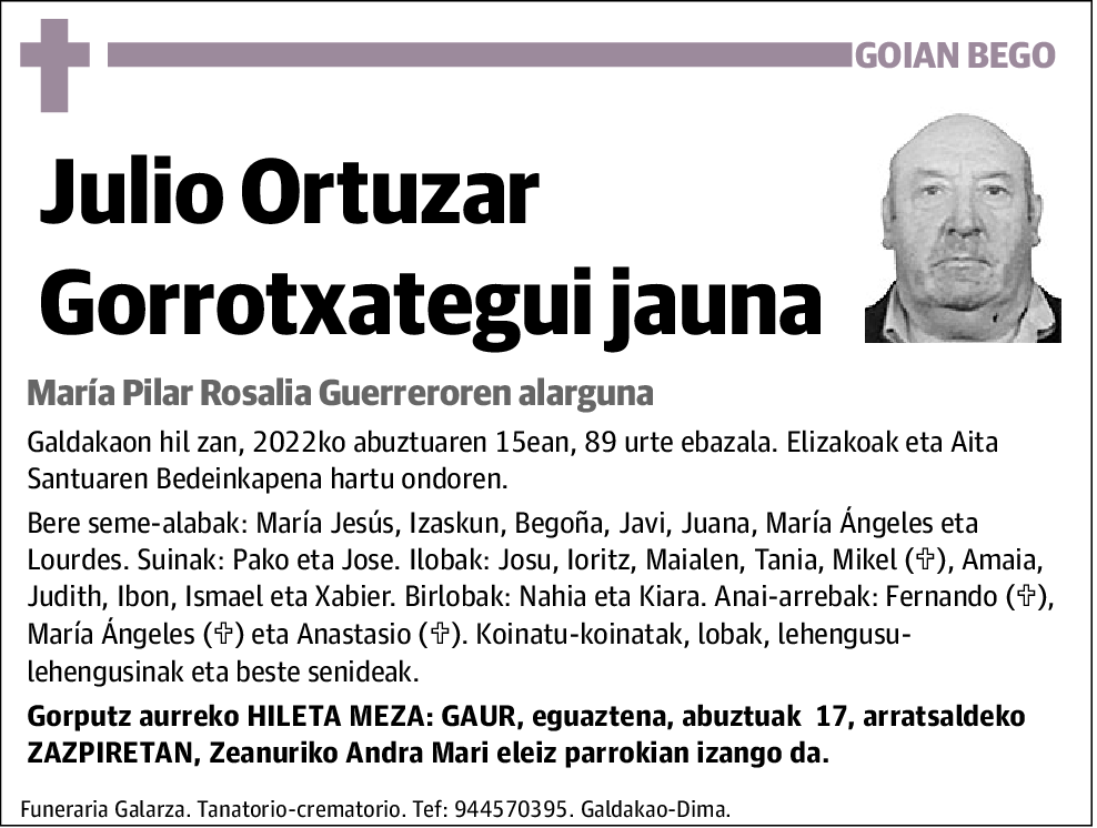 Julio Ortuzar Gorrotxategui