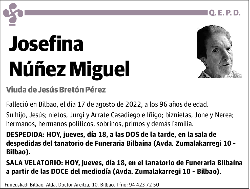 Josefina Núñez Miguel