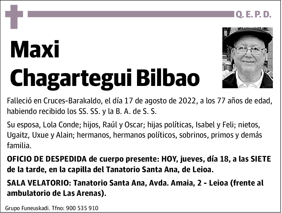 Maxi Chagartegui Bilbao