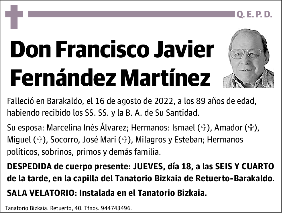 Francisco Javier Fernández Martínez