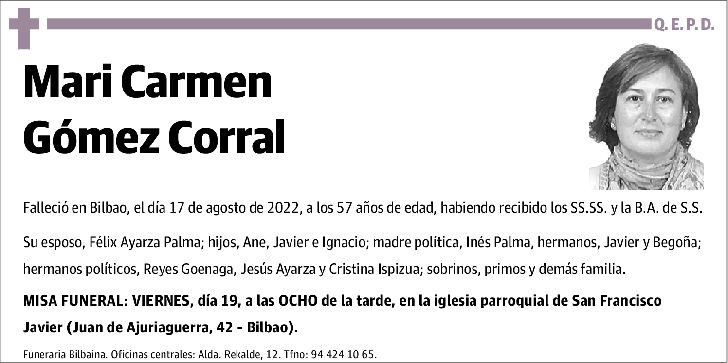 Mari Carmen Gómez Corral