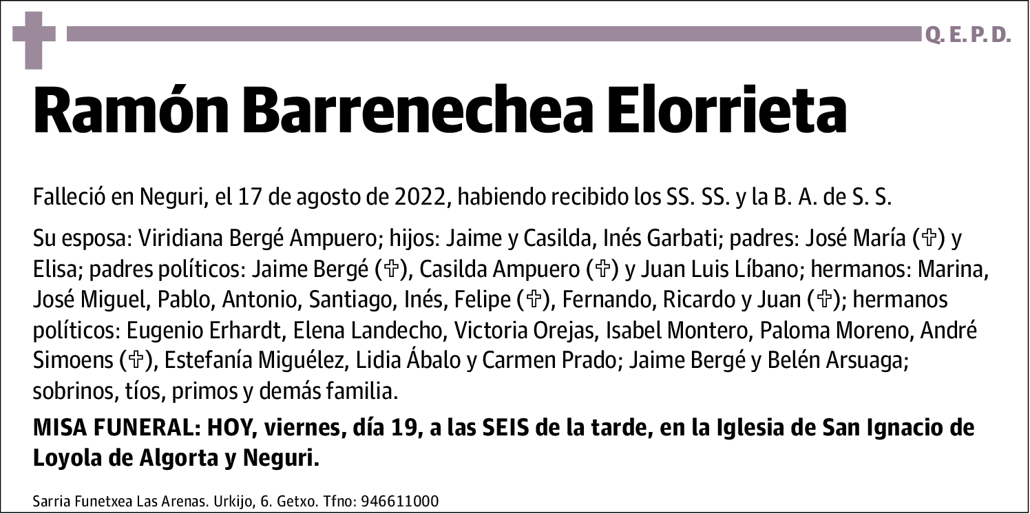 Ramón Barrenechea Elorrieta