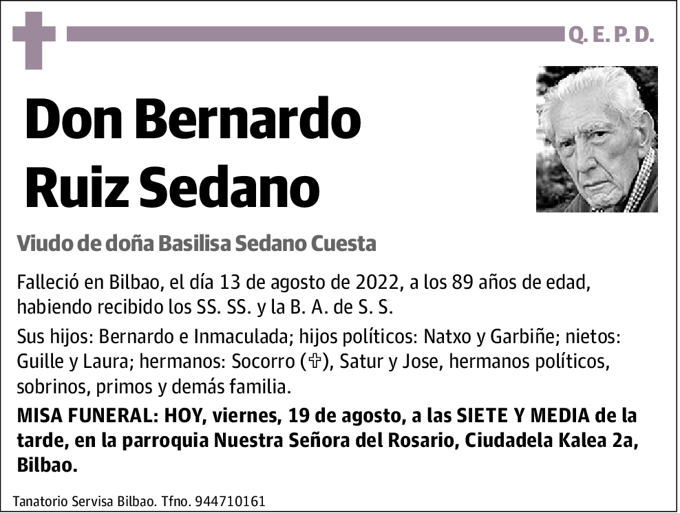 Bernardo Ruiz Sedano