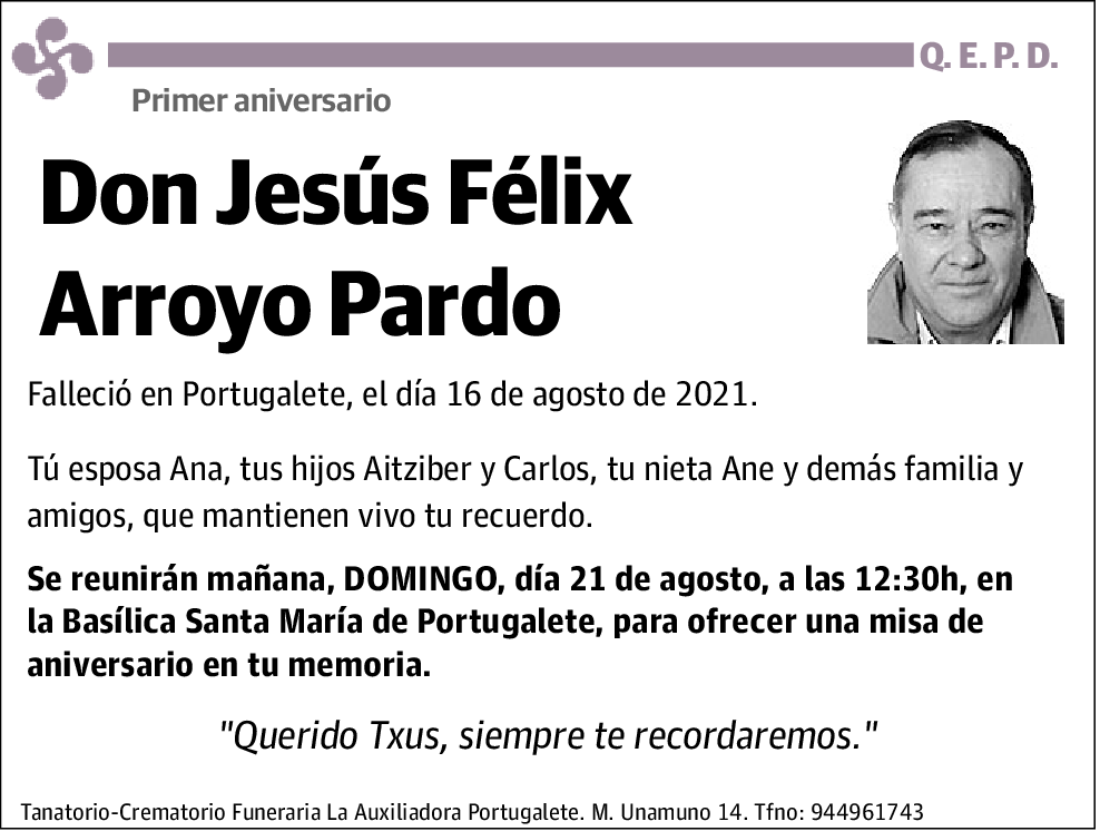 Jesús Felix Arroyo Pardo